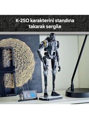 Berry Store K-2so Güvenlik Droidi 75434 – 10 Yaş ve Üzeri Çocuklar Için Andor Temalı Koleksiyonluk Sergileme Oyuncağı, Hayranlara Yaratıcı Hediye Fikri (845 Parça)