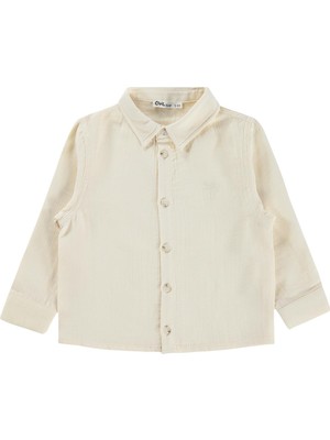 Civil Boys Erkek Çocuk Uzun Kol Basic 2-5 Yaş Gömlek - Taş Rengi 3-4 Yaş
