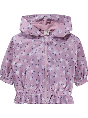 Civil Baby Çiçek Baskılı 6-18 Ay Yağmurluk - Pembe