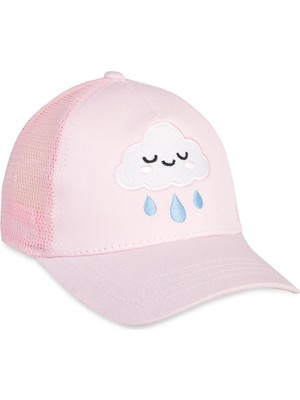 Civil Girls Cloud 2-5 Yaş Çocuk Kız Kep Şapka - Pembe