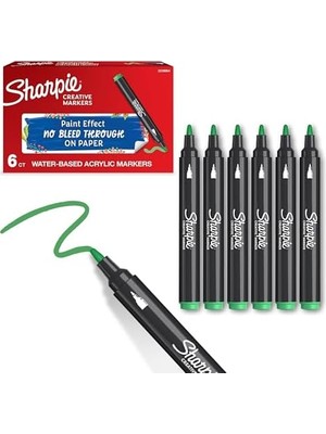 Berry Store Akrilik Markör, Yuvarlak Uç, Zümrüt Yeşili