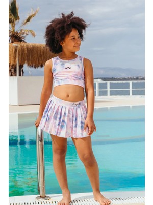 Kız Çocuk Şort Etekli Spor Ikili Takım