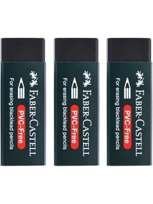 Berry Store Castell Kopya - Pvc No:20 Büyük Boy Siyah Silgi(3 Adet)