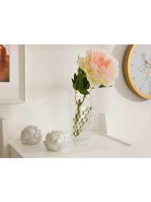 English Home Amaranthus Kumaş Tek Dal Yapay Çiçek Krem