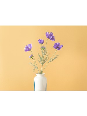 English Home Daisy Tek Dal Yapay Çiçek Mor