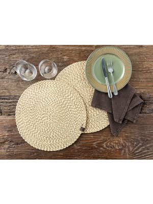 English Home Elisa PP 2'li Amerikan Servis 35 cm Naturel