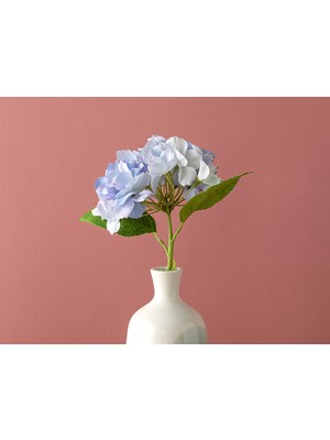 English Home Hortensia Tek Dal Yapay Çiçek Mavi