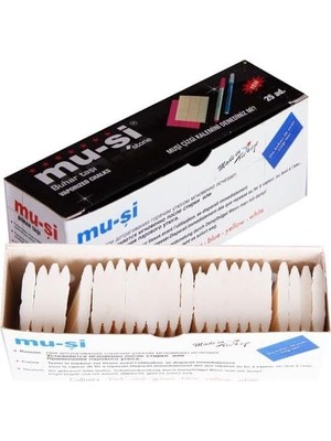 Nisar Store Fdm Muşi Çizgi Taşı Beyaz Renk 25 Adet