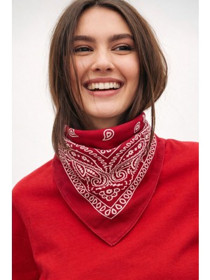 Wega Moda Esenli %100 Pamuk Bandana Fular Çok Amaçlı Saç Boyun Bilek Aksesuar