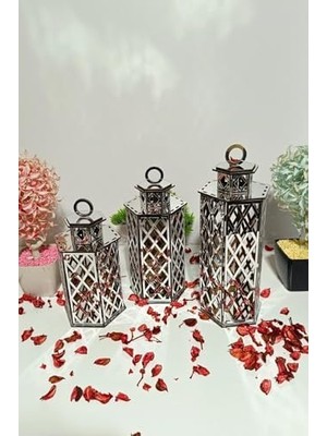 Nisar Store Veher Gümüş Dekoratif Mumluk