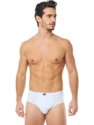 Tutku Erkek Beyaz Slip Külot 6'lı Paket Modern Tasarım Rahat Kullanım İçin