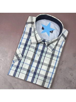Eren Style Linen Keten Klasik %100 Cotton Kısa Kollu Terletmeyen Gömlek