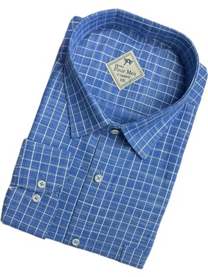 Eren Style Linen Keten Klasik %100 Cotton Uzun Kollu Terletmeyen Gömlek
