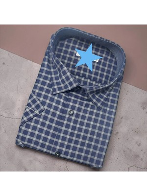 Eren Style Linen Keten Klasik %100 Cotton Kısa Kollu Terletmeyen Gömlek