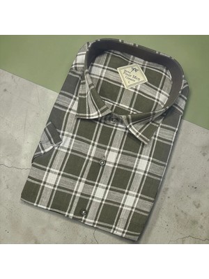 Eren Style Linen Keten Klasik %100 Cotton Kısa Kollu Terletmeyen Gömlek