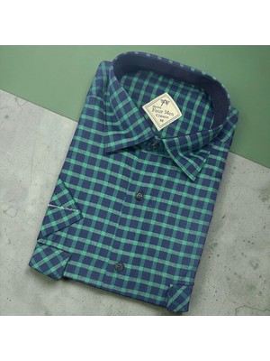 Eren Style Linen Keten Klasik %100 Cotton Kısa Kollu Terletmeyen Gömlek