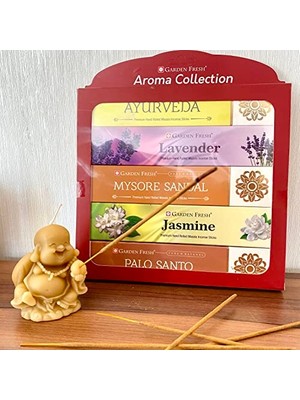 MarkEntegra Garden Fresh Aroma Collection Tütsü Seti (Premium Hand Rolled Collection Incense Sticks)