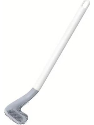 Nisar Store Bakgelal Ergonomik Tasarımlı Silikon Temizlik Fırçası (Beyaz)