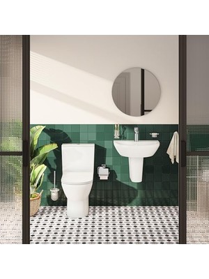 Nisar Store Ovalis A42798 Yüksek Lavabo Bataryası, Krom
