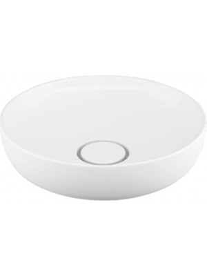 Lapino Vision 42 cm Tezgah Üstü Yuvarlak Beyaz Çanak Lavabo