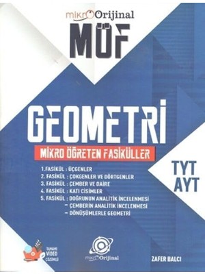 Nisar Store Mikro Tyt Ayt Geometri Möf Mikro Öğreten Fasiküller Set