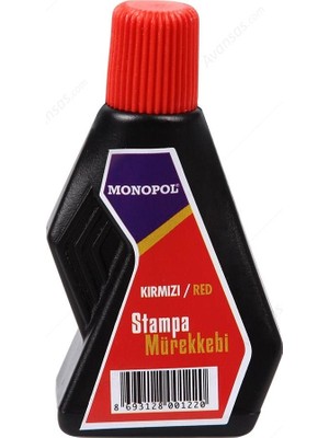 30 cc Monopol Stampa Mürekkebi Kırmızı Renkli Sarf Malzemeleri İçin Güçlü Performans M1122