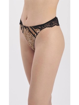 Aria's Closet Moonlıght 3209 Leopar Desenli String