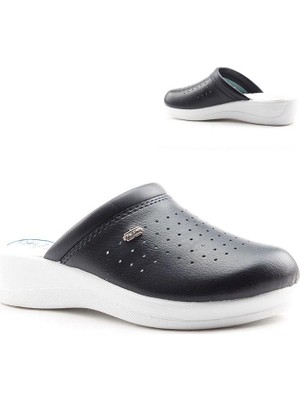 Gezer Anatomik Sabo Kadın Terlik 4 Nokta 4770 Lacivert Hastane & İş Kullanımı İçin Konforlu