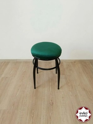 Evko Mobilya Tabure, Bar Taburesi, 2 Adet Tabure, Puf, Bench, Metal Ayaklı Tabure, İç İçe Geçebilen Tabure, Mutfak Balkon Bahçe Taburesi