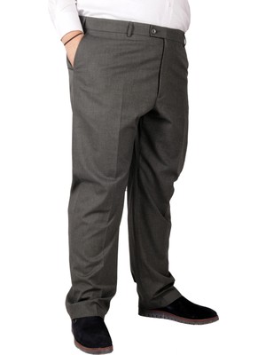 ModeXL Büyük Beden Erkek Kumaş Pantolon Superior 21024 Antrasit Günlük Stil Rahat Kullanım