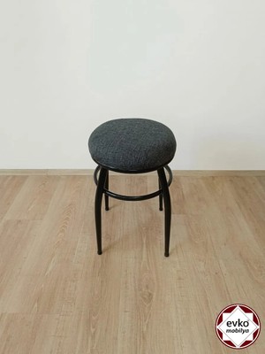 Evko Mobilya Tabure, Bar Taburesi, 4 Adet Tabure, Puf, Bench, Metal Ayaklı Tabure, İç İçe Geçebilen Tabure, Mutfak Balkon Bahçe Taburesi