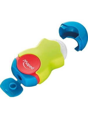 Berry Store Ofis ve Kırtasiye 049121 Kalemtraş, Loopy Tek Delikli Silgili, Renkli