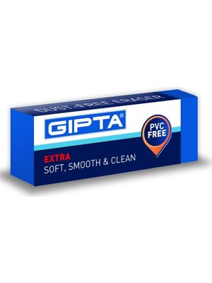 Gıpta Mavi Sınav Silgisi PVC Free 1 Adet Extra Yumuşak Temiz ve Pürüzsüz