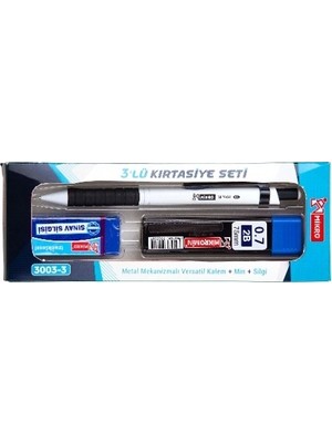 Mikro 3'lü Kırtasiye Seti 0.7 mm