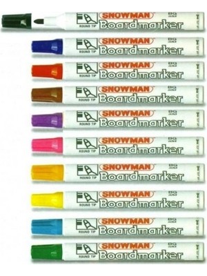 Snowman Pembe Tahta Kalemi 1 Adet Yazı Tahtası Kalemi Renk: Pembe Ölçüler: Standart