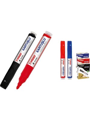 Mikro Yazı Tahtası Kalemi Kartuşlu Mavi Renk 1 Adet 6019 Modeli ile Kullanıma Hazır