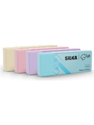 Silka Pastel Silgi Orta Boy 5 Adet