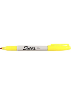 Sharpie Permanent Fine Yuvarlak Uç Koyu Sarı 1836460