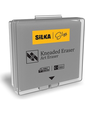 Silka Gri Hamur Silgi 1 Adet Yumuşak Doku ile Hassas Çalışma İçin İdeal Kırtasiye Ürünü