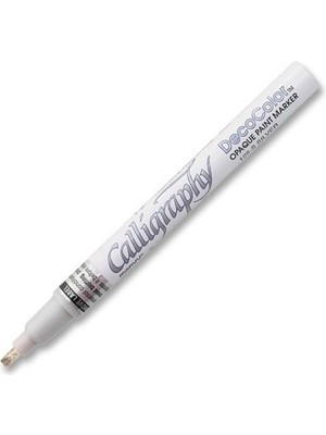 Marvy Davetiye Kalemi 125 Kesik Uç Beyaz