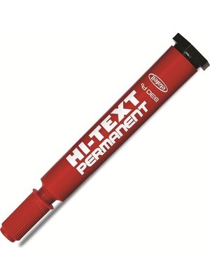Hi-Text 830C Kesik Uçlu Permanent Koli Kalemi Renk - Kırmızı