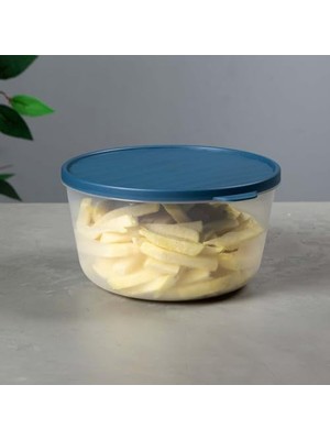 Nisar Store Yuvarlak Saklama Kabı 2.2 L