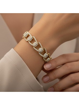 Stil Incisi/ Xupıng Jewelry Arma Taşlı Model Bileklik