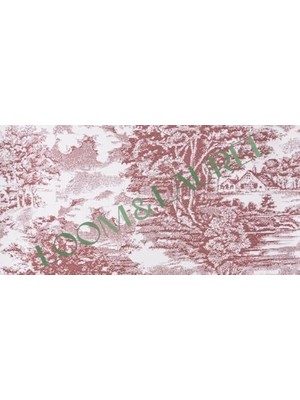 Berry Store Dokuma Yuvarlak Masa Örtüsü 160 cm | Bordo Ağırlıklı