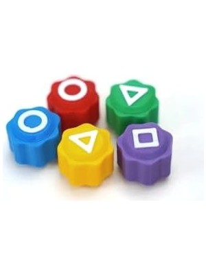 Berry Store Squid Geleneksel Kore Gonggi Oyun Seti, 5 Renkli Taş, Kutulu Game