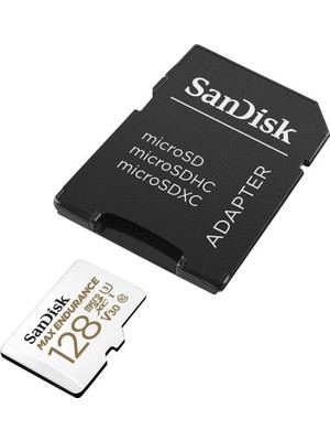 Nisar Store Ev Güvenlik Kameraları ve Araç Kameraları Için Maksimum Dayanıklılık Microsdhc 128GB Sd Adaptör, 60.000 Saate Kadar, Full Hd / 4K Videolar, 100/40 Mb/sn'ye Kadar Okuma/yazma Hızları