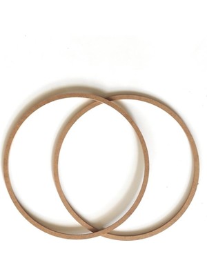 Dekolobi 2'li 38 cm MDF Halka Kasnak Düş Kapanı Avize Yapımında Kullanılan Kalın 6 mm