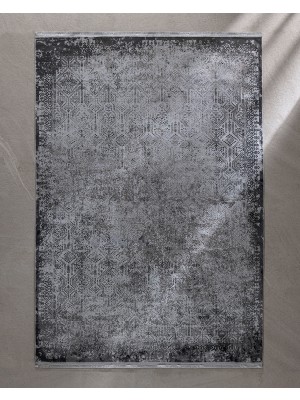 Madame Coco Gaspard Iplik Boyalı Kadife Halı - Lacivert/bej - 160X230 cm