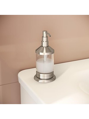 Nisar Store Base 300 A44143 Sıvı Sabunluk, Krom