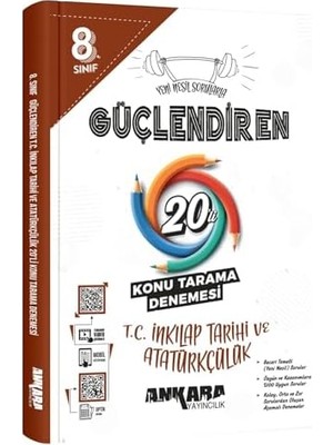 Nisar Store 8.⁠ ⁠sınıf Güçlendiren T.c. Inkılap Tarihi ve Atatürkçülük 20'li Konu Tarama Denemesi